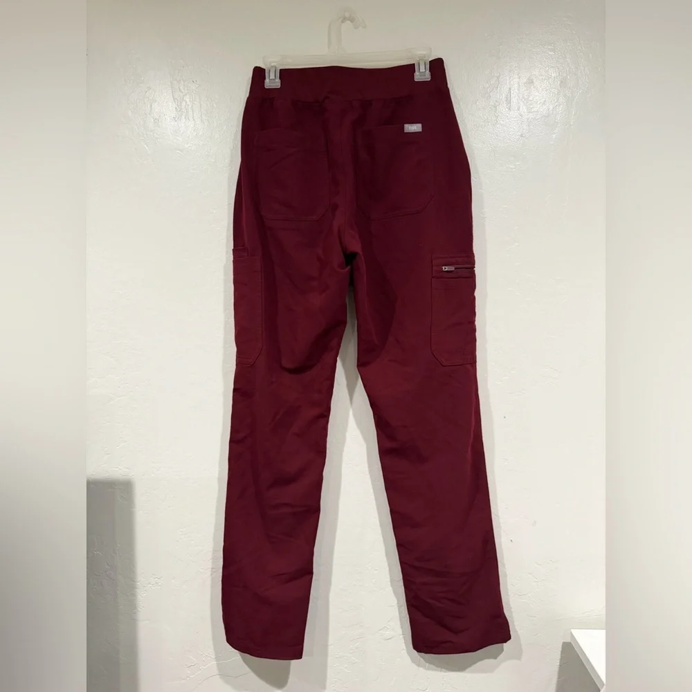 Figs Burgundy Pants size L